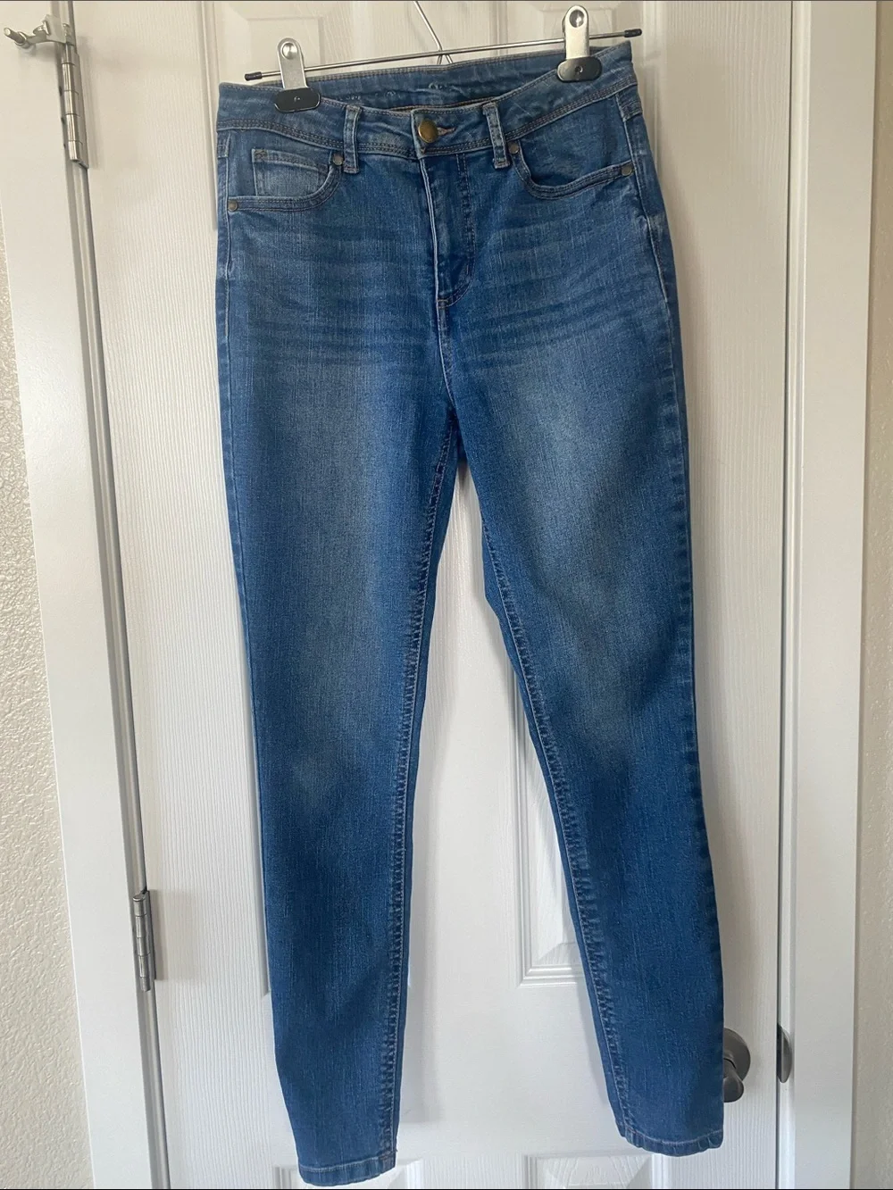 Dip Demim Slim High-Rise Women's Jeans in Medium Blue Sz 6 - Picture 1 of 13